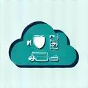 Data Backup and Cloud Recovery Icon